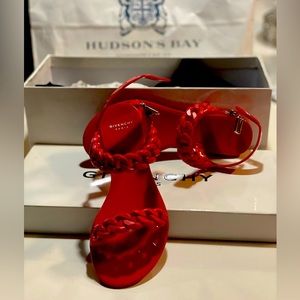 Givenchy Rubber Chain-Link Sandals